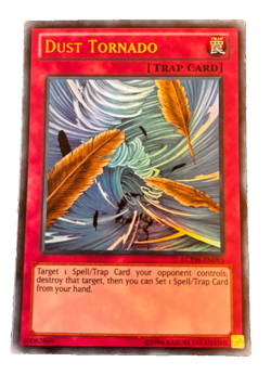 Dust Tornado Yu-Gi-Oh! 1996 Holo LCYW-EN095 - Image 1