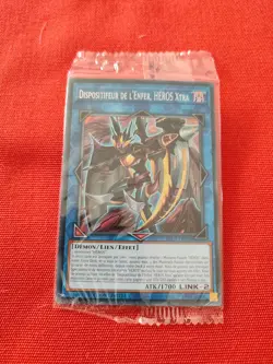 DISPOSITIFEUR DE L'ENFER HEROS XTRA BLC1-FR009 SECRET RARE CARTE YU-GI-OH! FR - Image 1