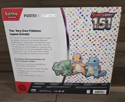 Pokemon TCG Scarlet & Violet 151 Poster Collection BRAND NEW SEALED Pokemon 820650853166 - Image 4