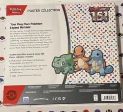 Pokemon TCG Scarlet and Violet 151 Poster Collection Sealed NEW - Image 2