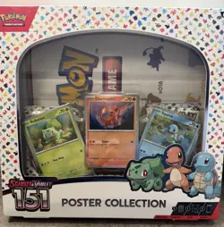 Pokemon TCG Scarlet & Violet 151 Poster Collection Box Pokemon NEW Sealed - Image 2
