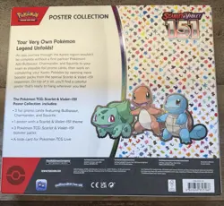 Pokemon TCG Scarlet & Violet 151 Poster Collection Box Pokemon NEW Sealed - Image 3