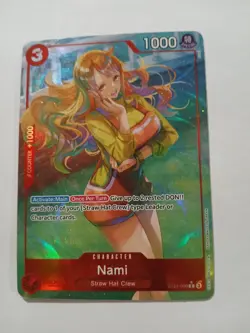 One Piece TCG Gear 5 Starter Deck Nami ST21-009 Alt Art English B - Image 1