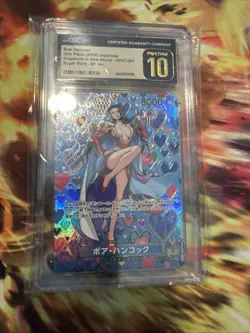 One Piece Boa Hancock OP07-051 CGC Pristine 10 Japanese sp ver super rare - Image 1