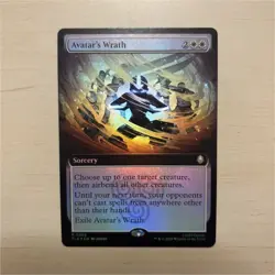 Avatar's Wrath (Extended Art) Foil NM. Avatar: The Last Airbender - Image 1