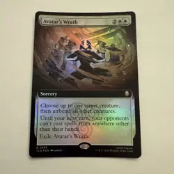 Avatar's Wrath FOIL 365 Extended Art Avatar TLA MTG Rare Unplayed Mint M/NM - Image 1