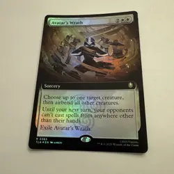 Avatar's Wrath FOIL 365 Extended Art Avatar TLA MTG Rare Unplayed Mint M/NM - Image 2