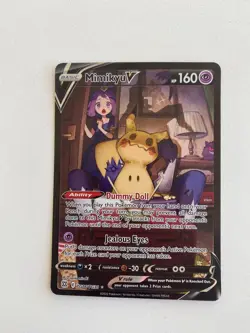 Mimikyu V TG16/TG30 Secret Rare Alt Art Card(Pokemon TCG Brilliant Stars) - Image 1