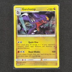 Garchomp - 99/156 - Cracked Ice Holo - Ultra Prism - Pokemon Card - LP - Image 1