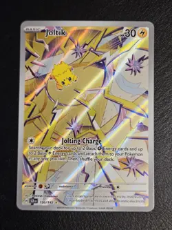 Joltik 150/142 Pokemon Stellar Crown Illustration Rare Card NM - Image 2