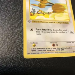 Doduo 048/102 Base Set (Shadowless) First Edition Vintage Pokemon TCG Wotc nm - Image 2