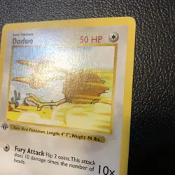 Doduo 048/102 Base Set (Shadowless) First Edition Vintage Pokemon TCG Wotc nm - Image 4