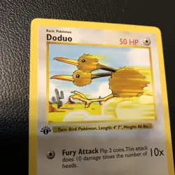 Doduo 048/102 Base Set (Shadowless) First Edition Vintage Pokemon TCG Wotc nm - Image 5