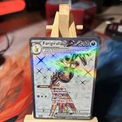 Pokemon Farigiraf ex Ultra Rare Temporal Forces 194/162 - Image 2