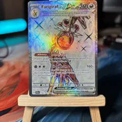 Pokemon Farigiraf ex Ultra Rare Temporal Forces 194/162 - Image 3
