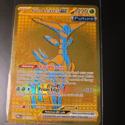 Iron Leaves ex 176/131 Pokemon Prismatic Evolutions Hyper Rare Holo NM - Image 1