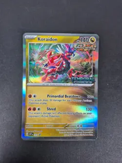 Koraidon - SVP091 - Black Star Promo Temporal Forces Stamp - Pokemon TCG - Image 1