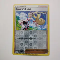 Pokemon Korrina's Focus 128/163 Battle Styles Reverse Holo Uncommon - Image 1