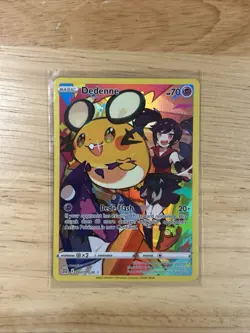 Pokemon TCG Dedenne Sword & Shield Mfg: Brilliant Stars Tg07/Tg30 Holo Secret... - Image 1