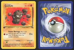 Pokemon TCG | Geodude 47/62 | Fossil Common 1st Edition | Near Mint - Image 1