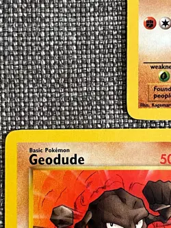 Geodude 1999 Pokemon TCG Fossil Set 1st Edition #47/62 (x3) - Near Mint - Image 2