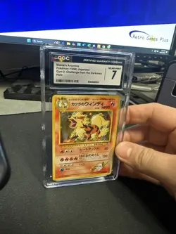 [CGC 7 NM]Blaine's Arcanine JP Pokemon TCG Challenge from the Darkness #59 Holo - Image 1