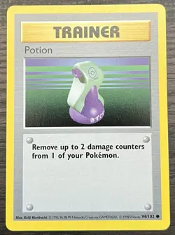Shadowless Potion 094/102 Pokemon TCG WOTC Base Set NM - Image 1