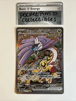 Pokemon Raging Bolt ex 166/131 Prismatic Evolutions Holo TCG Card - Image 1