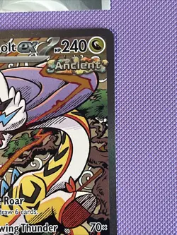 Pokemon Raging Bolt ex 166/131 Prismatic Evolutions Holo TCG Card - Image 4