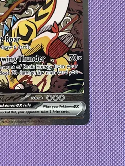 Pokemon Raging Bolt ex 166/131 Prismatic Evolutions Holo TCG Card - Image 5