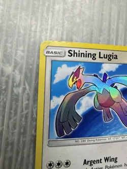 POKEMON Shining Lugia Holo Foil SM82 Promo Card Sun & Moon - Image 3