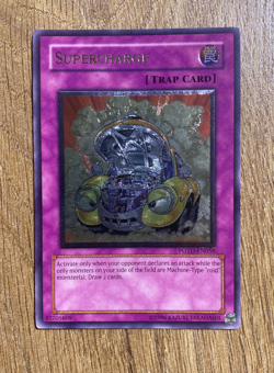Supercharge | POTD-EN056 | Ultimate Rare | Yu-Gi-Oh Card | LP/MP Condition - Image 1