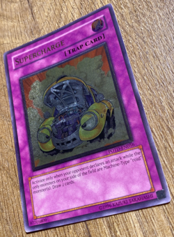 Supercharge | POTD-EN056 | Ultimate Rare | Yu-Gi-Oh Card | LP/MP Condition - Image 3