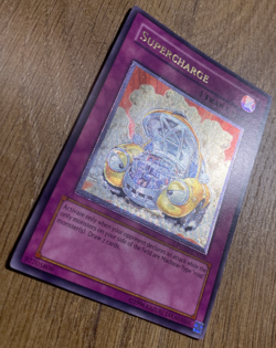 Supercharge | POTD-EN056 | Ultimate Rare | Yu-Gi-Oh Card | LP/MP Condition - Image 4