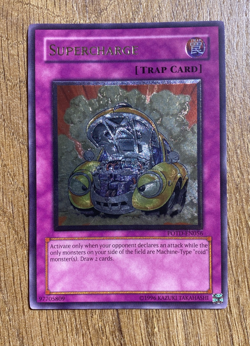 Supercharge | POTD-EN056 | Ultimate Rare | Yu-Gi-Oh Card | LP/MP Condition - Image 5