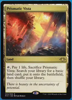 Prismatic Vista Modern Horizons NM Land Rare MAGIC CARD (ID# 510140) ABUGames - Image 1