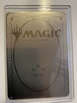 MTG Metal Treasure Token Liliana DIY Silver Japan NM - Image 4