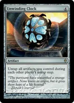 MTG - UNWINDING CLOCK - New Phyrexia (R) - Image 1
