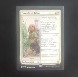 Magic: The Gathering Caretaker's Talent Bloomburrow Enchantment Rare - Image 1