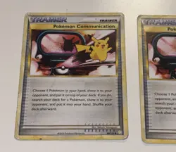 Pokemon Communication 27/30 Trainer Kit Pikachu TCG Heavy Play (2) Non-holo - Image 2