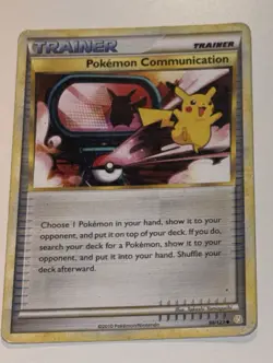 Pokemon Communication 27/30 Trainer Kit Pikachu TCG Heavy Play (2) Non-holo - Image 3