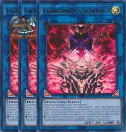 Yugioh! 3x Fiendsmith's Sequence MP25-EN223 Ultra Rare 1st Ed NM - Image 1