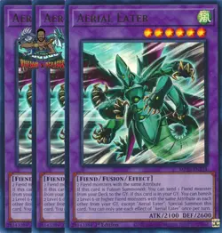Yugioh! 3x Aerial Eater MP25-EN234 Ultra Rare 1st Ed NM - Image 1