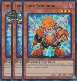 Yugioh! 3x Junk Synchron MP25-EN269 Ultra Rare 1st Ed NM - Image 1