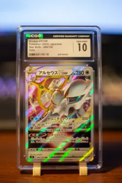 2021 Pokemon Japanese Vstar universe #127/172 Arceus Vstar Holo CGC 10 GEM MINT - Image 1