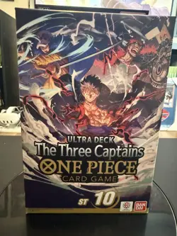 ST-10 Ultra Deck The Three Captains -NEW SEALED ENGLISH- One Piece Bandai CCG - Image 1