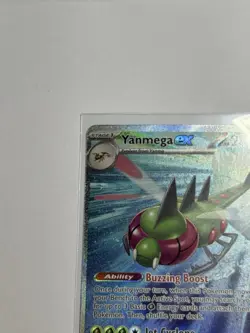 2025 Pokemon SV Destined Rivals DRI EN Yanmega ex #228/182 -Extremely Off-Center - Image 3