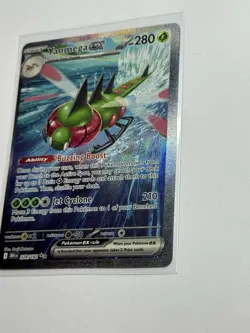 2025 Pokemon SV Destined Rivals DRI EN Yanmega ex #228/182 -Extremely Off-Center - Image 5