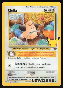 Cleffa - 20/111 - Holo Rare - Celebrations Classic Collection - Pokemon TCG Card - Image 1