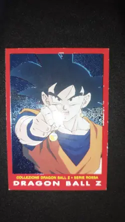 Carte prism Dragon Ball Z Serie Part 4 n 82 card DBZ Panini Rouge red Rossa rare - Image 1